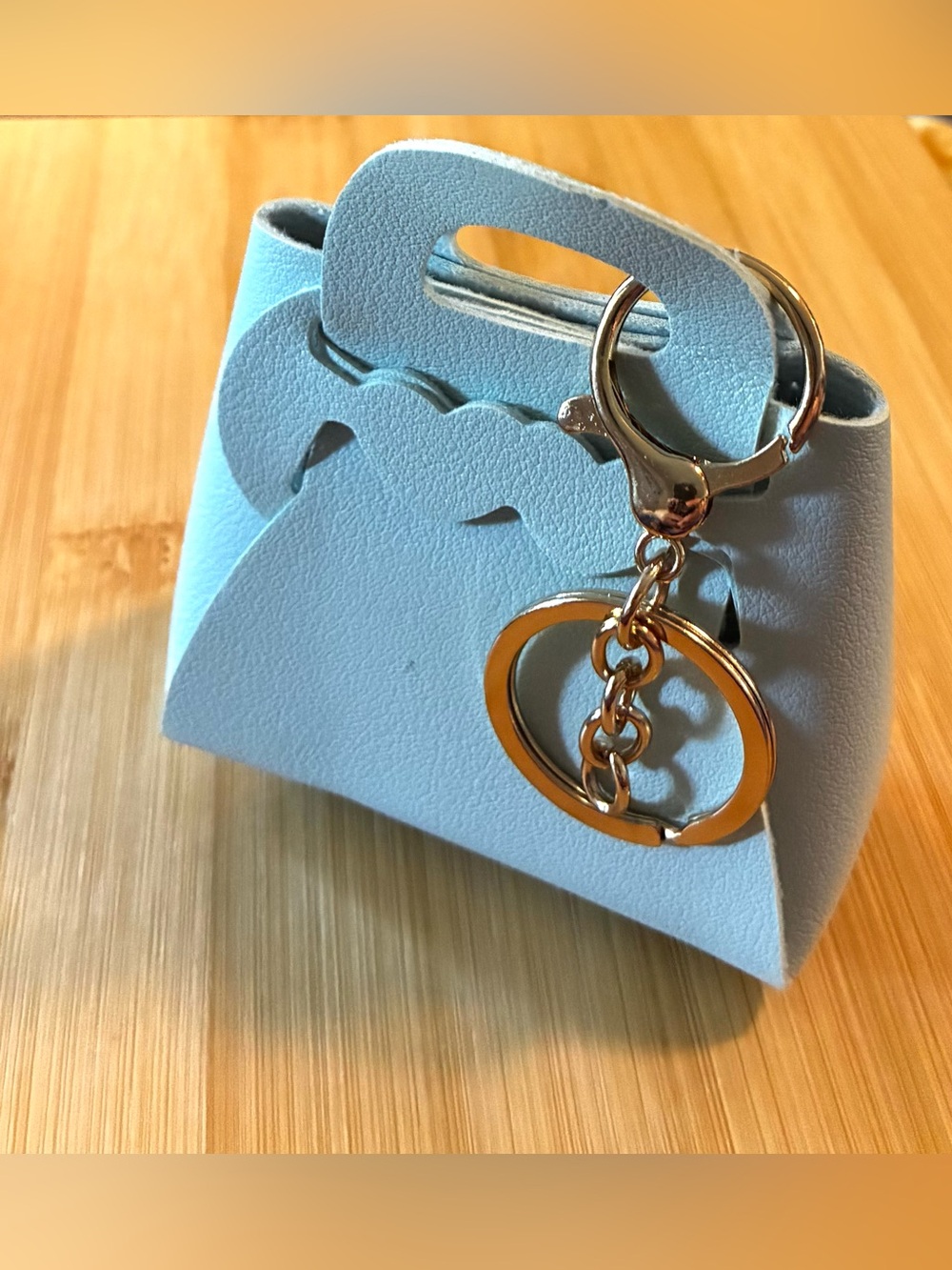 Mint Light Blue Mini Handbag Keychain/Bag Charm
